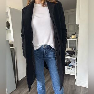 Theory Black Textured Fabric